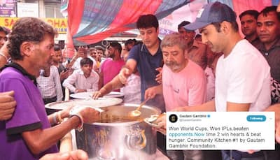 Gautam Gambhir launches campaign to feed poor and not let anyone sleep empty stomach