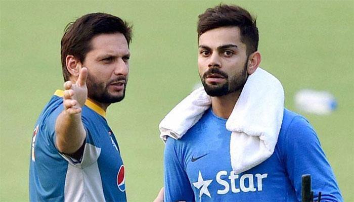 Shahid Afridi thanks Virat Kohli for donating bat for his foundation; India skipper replies instantly