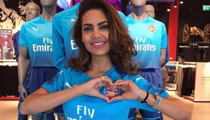 Bollywood actress Esha Gupta might have let slip Arsenal FC's next big signing