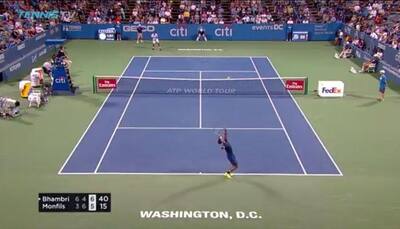 WATCH: Yuki Bhambri outplays defending champion Gael Monfils at ATP Citi Open
