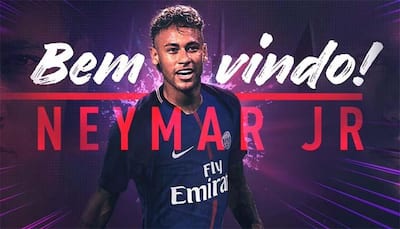 Neymar officially joins Paris Saint-Germain for world record 222m euros on five-year contract