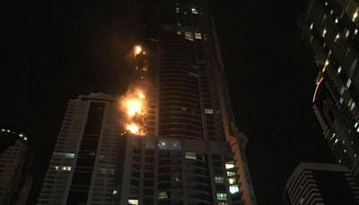 Blaze rips through Dubai skyscraper `The Torch`, situation under control