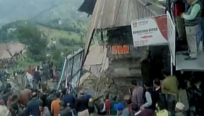 Building collapses in Shimla, one killed; 7-8 people feared to be trapped 