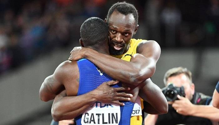 No fairytale finish for Usain Bolt: Justin Gatlin gatecrashes legendary Jamaican's farewell 100 m run