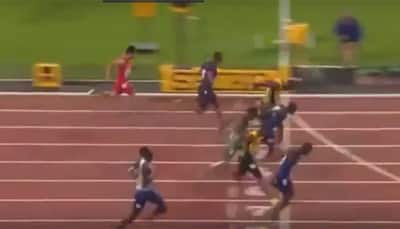 WATCH: Justin Gatlin pulls off a stunner as Usain Bolt finishes with bronze in final 100m race of career