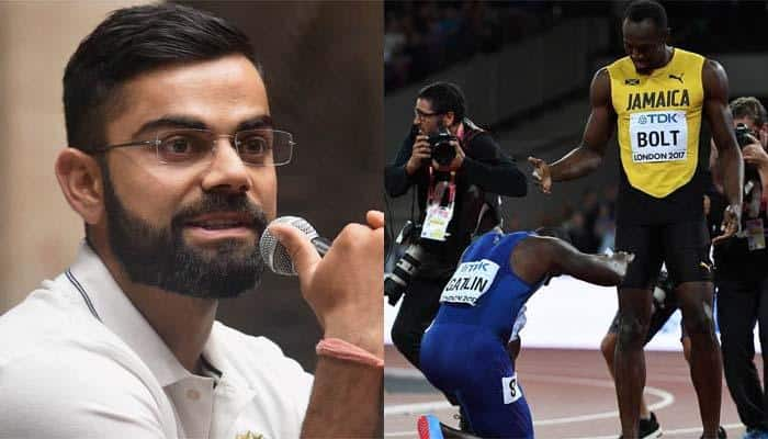 Usain Bolt deserves it because there is no one greater than him, says Virat Kohli on Justin Gatlin&#039;s bow-down gesture