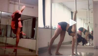 Jacqueline Fernandez does a pole act and it's her caption that wins our heart totally! Watch