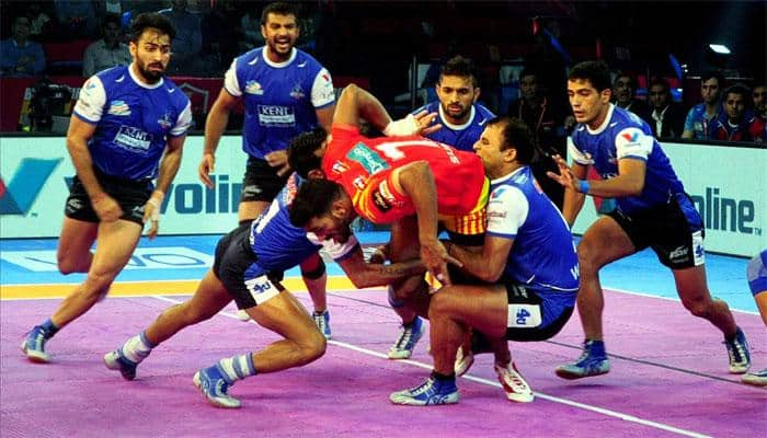 PKL 2017: Haryana Steelers end Gujarat Fortunegiants&#039; unbeaten run, Telugu Titans snatch draw against Bengaluru Bulls