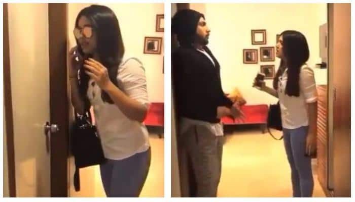 Ranveer Singh uses Bhumi Pednekar&#039;s toilet, gets caught! - WATCH what happened next