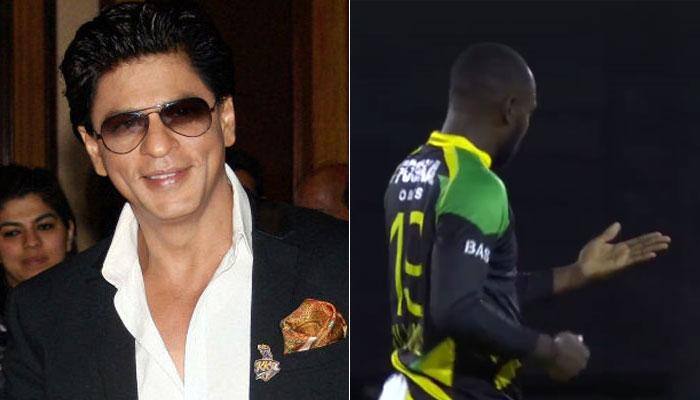 WATCH: Shah Rukh Khan-owned TKR's Kesrick Williams performs strange celebration in CPL​