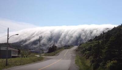 Viral content: Low-level tube-shaped cloud rolls over Canada highway – Video gets over 28 lakh views