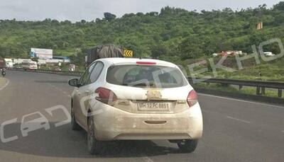 Peugeot 208 spied testing In India