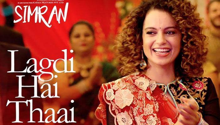 &#039;Simran&#039;: Kangana Ranaut looks amazing in the song &#039;Lagdi hai Thai&#039; 