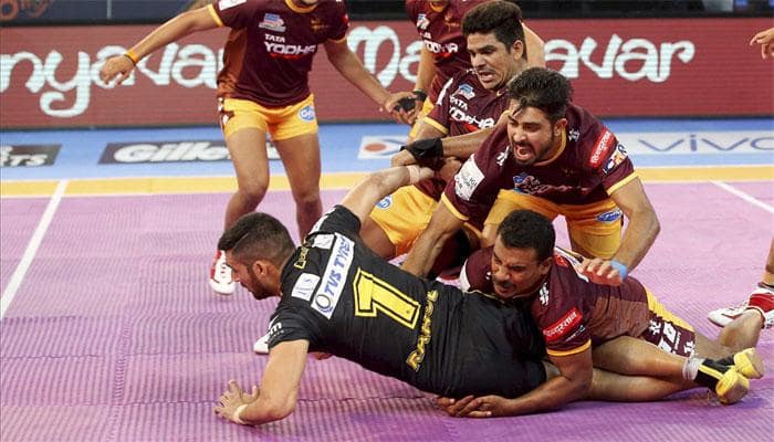 PKL 2017: Rahul Chaudhari&#039;s Telugu Titans suffer 6th defeat, lose to UP Yoddhas