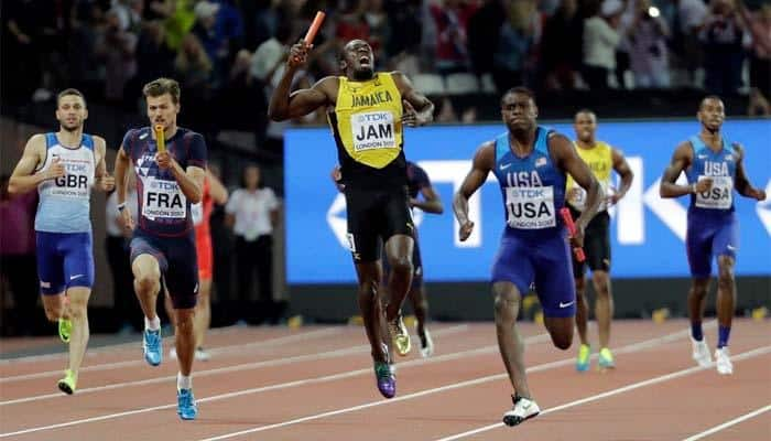 WATCH: Usain Bolt limps out with cramp in final race of his career at IAAF World Championships