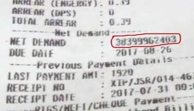 Jharkhand man gets shock of his life after he receives electricity bill of Rs 38 billion