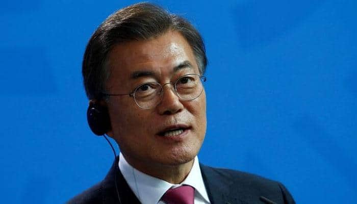 South Korea&#039;s President Moon Jae-in says &#039;no more war on Korean peninsula&#039;, urges North to halt provocations 