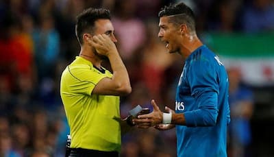 Cristiano Ronaldo faces minimum 4-match ban for pushing referee during Spanish Super Cup