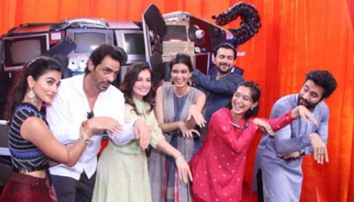 Dia Mirza, Arjun Rampal and other Bollywood celebrities at the launch of 'Gaj Yatra'