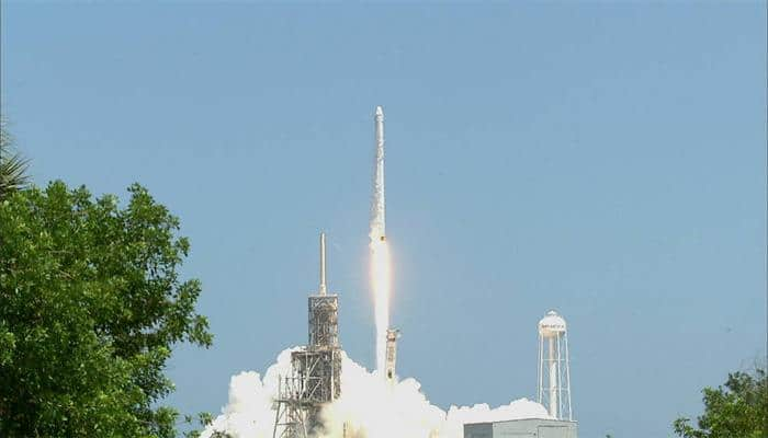 SpaceX launches cargo to International Space Station with a bang