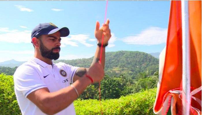 WATCH: On Independence Day, Indian cricket team hoists national flag in Sri Lanka	