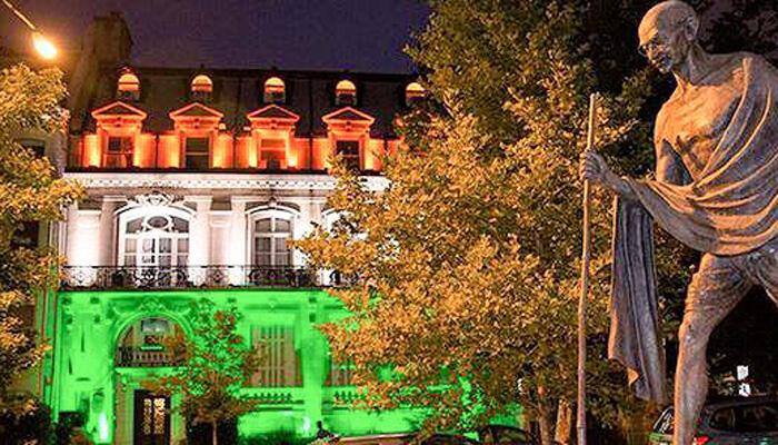 Spectacular! Indian missions lit up in colours of National Flag - See pics 