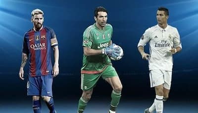 Gianluigi Buffon, Lionel Messi, Cristiano Ronaldo shortlisted for UEFA Player of the year