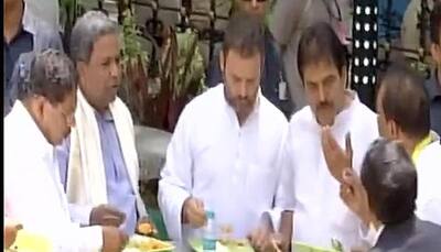 Rahul Gandhi inaugurates Indira Canteens in Bengaluru