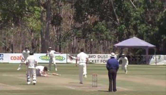 WATCH: David Warner retires hurt after being hit in neck by Josh Hazlewood bouncer