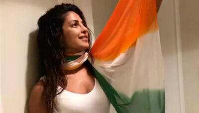 Priyanka Chopra slammed for wearing tricolour dupatta; trolls ask her to apologise!