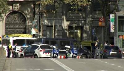 13 dead, many injured as van rams into crowd in Barcelona; one suspect held