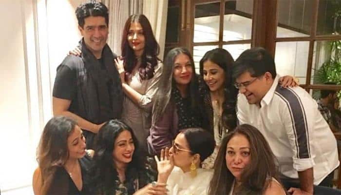 Sridevi&#039;s birthday bash brings Bollywood beauties together under one roof