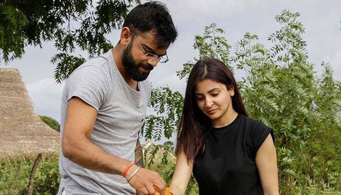 Anushka Sharma, Virat Kohli plant sapling together in Sri Lanka; their awwdorable pics will give you relationship goals