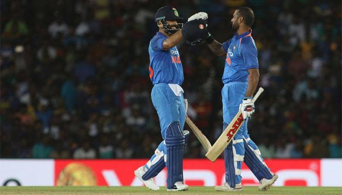 Very difficult to stop Shikhar Dhawan when he&#039;s in his happy zone, says Virat Kohli