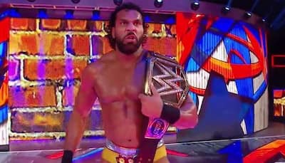 WATCH: Jinder Mahal survives nasty crash to defend WWE Championship title