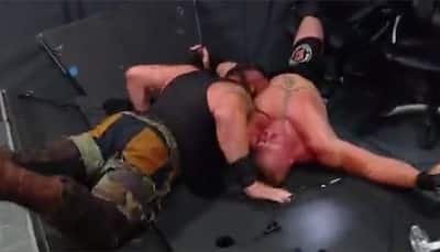 WATCH: Injured Broke Lesnar returns to beat Samoa Joe, Roman Reigns, Braun Strowman in WWE SummerSlam