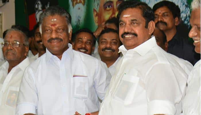 OPS, EPS factions of AIADMK merge, Panneerselvam takes oath as Tamil Nadu Deputy CM