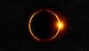 Partial phase of total solar eclipse mesmerizes people