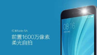 Xiaomi Redmi Note 5A launched; here are its specifications, price and other details