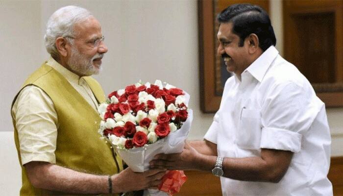 K Palaniswamy thanks PM Narendra Modi for extending support to AIADMK govt