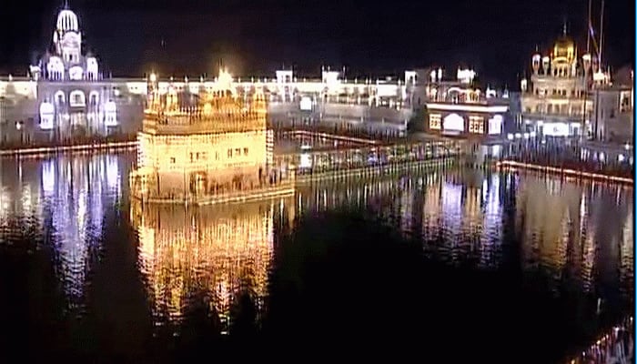 Sikh devotees throng Amritsar&#039;s Golden Temple on &#039;Prakash Parv&#039; - Watch