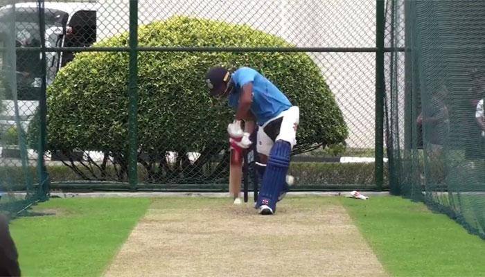 WATCH: Manish Pandey sweats it out in nets ahead of possible return in second ODI against Sri Lanka