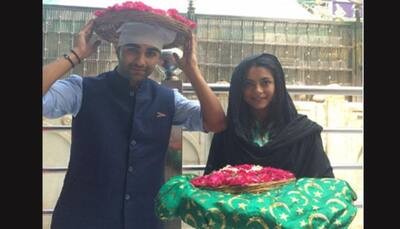 Aadar Jain, Anya Singh visit Ajmer Sharif Dargah! PICS