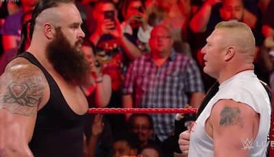WATCH: WWE Universal Champion Brock Lesnar suffers back-to-back powerslams from Braun Strowman