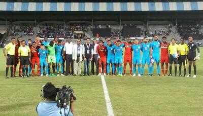 Indian football team holds St. Kitts and Nevis to win tri-nation series
