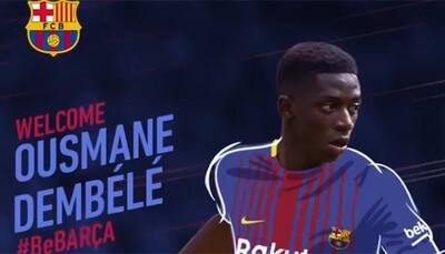 Barcelona agree deal to sign Ousmane Dembele from Borussia Dortmund; becomes second-most expensive player in the world 