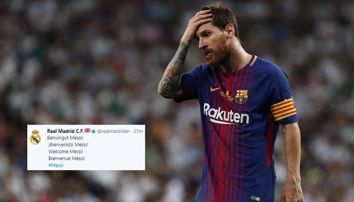 Real Madrid Facebook, Twitter accounts compromised; hackers announce Lionel Messi signing