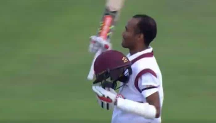 WATCH: Kraigg Brathwaite notches up sixth Test ton with a massive six against England; equals Chris Gayle&#039;s record 