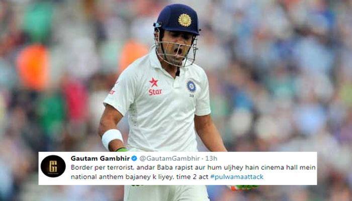 Gautam Gambhir tweets 'time to act' after Pulwama, Panchkula