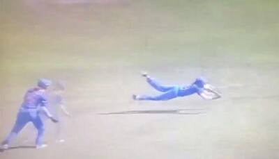 Watch: Rohit Sharma takes stunning flying catch to dismiss Kusal Mendis